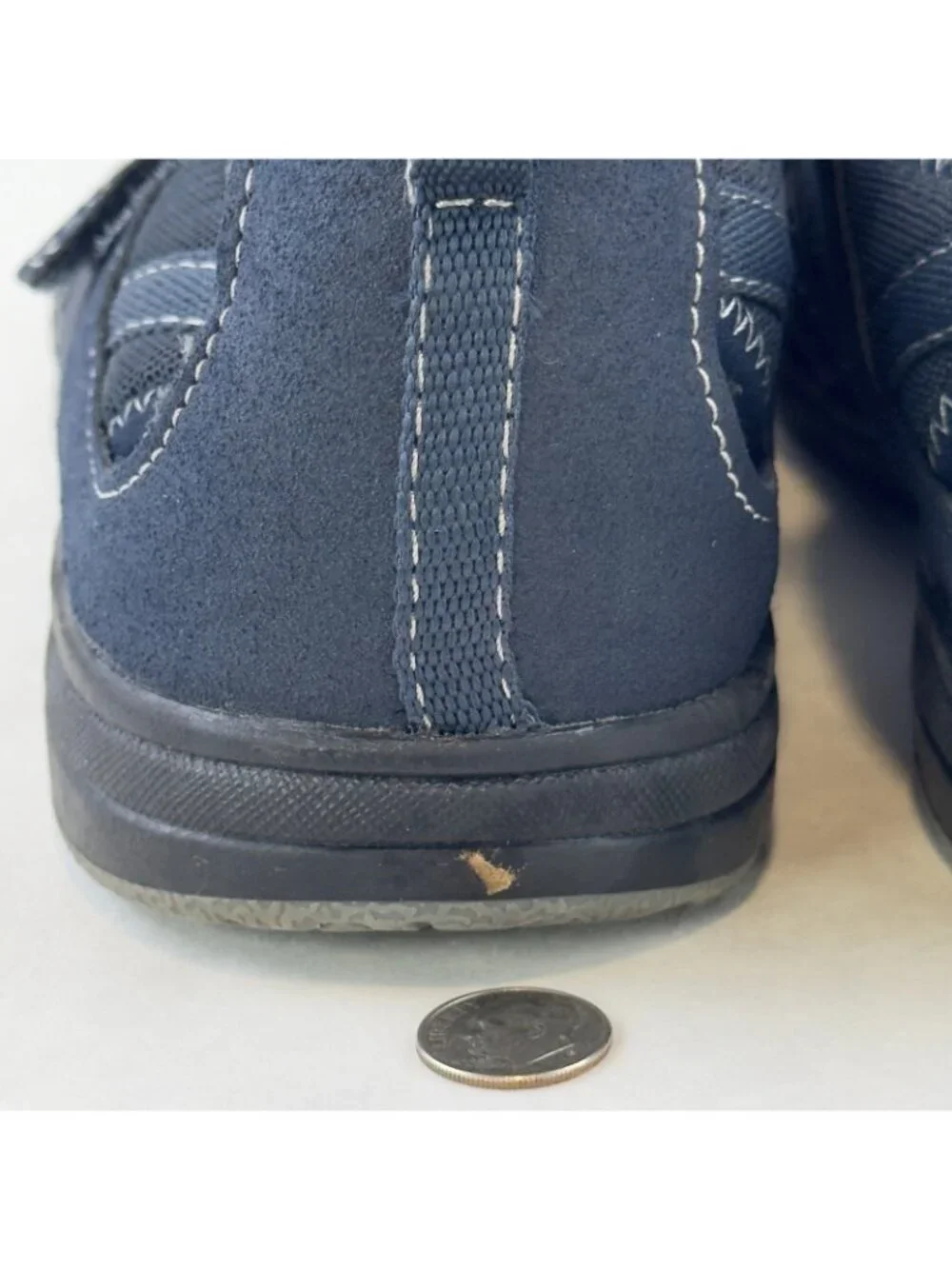 Earth Origins Eliah Fisherman Sandals Womens Size 10M Navy Blue Marine Closed - Picture 7 of 14